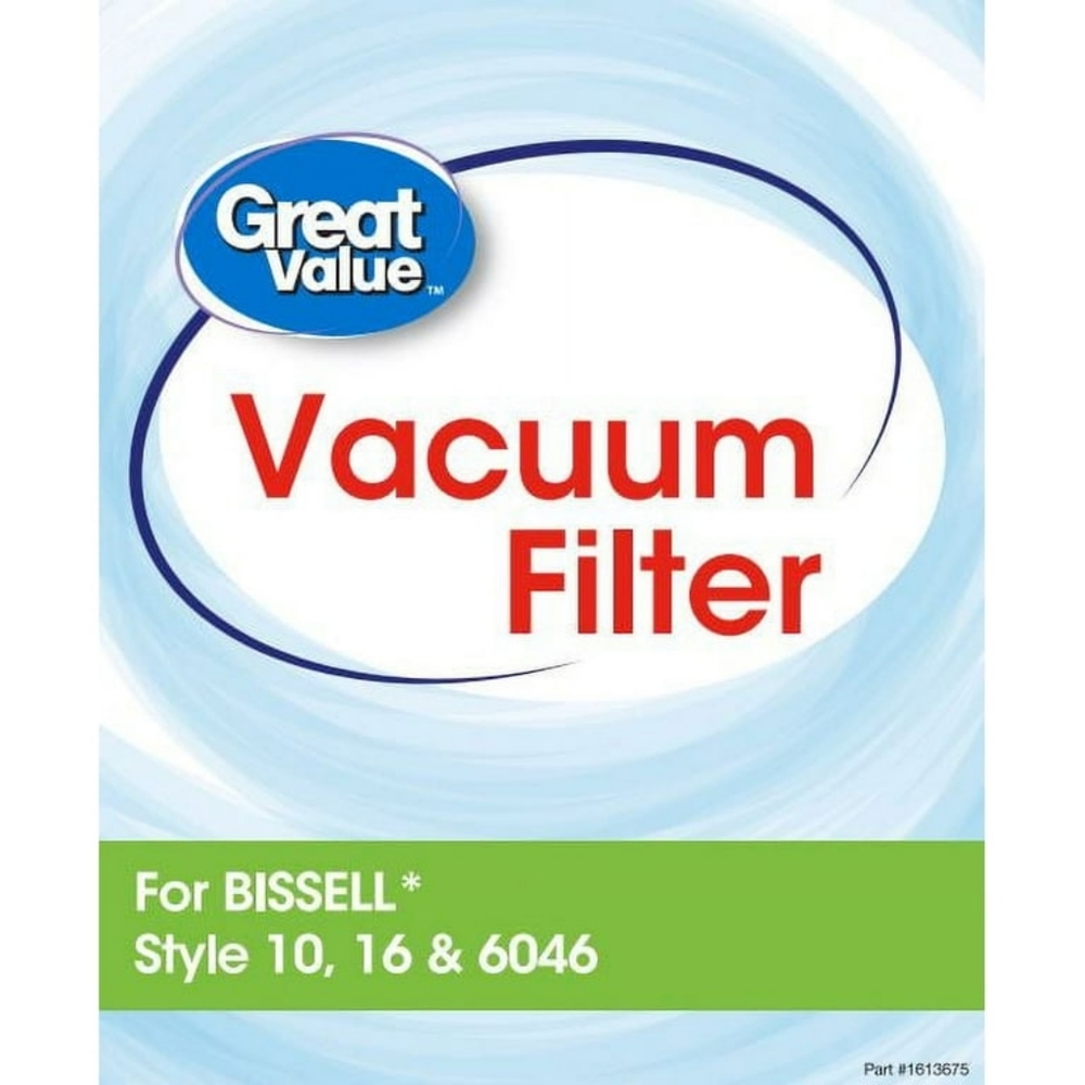 2 NEW Great Value BISSELL Style 10, 16, & 6046 Vacuum Filter